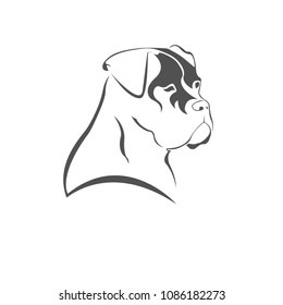 Icon dog head
