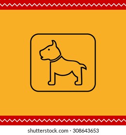 Icon of dog sign