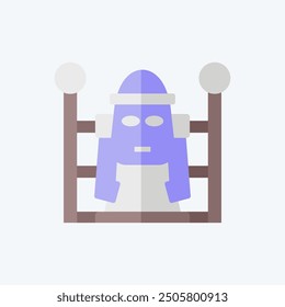 Icon Dol Hareubang. related to Korea symbol. flat style. simple illustration