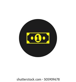 Icon dollar bill.