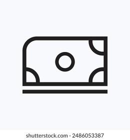 Icon Dollar Line Art Minimalism