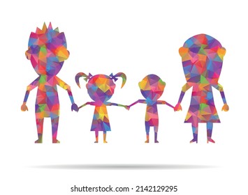 icon dolls family interrogation low poly
