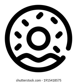 icon donut using line style