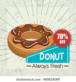 icon donuts design isolated