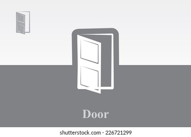 Icon of Door . Eps.-10.