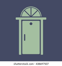 Icon of Door. Eps-10.