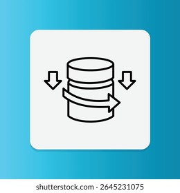 Icon with double arrows on a jar lid, showing the correct opening direction for jar or tub products.
