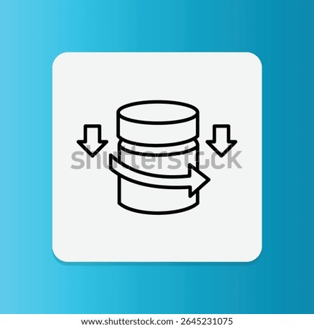 Icon with double arrows on a jar lid, showing the correct opening direction for jar or tub products.