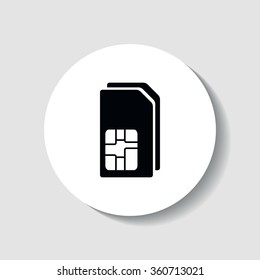 Icon double sim card.