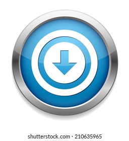 icon with download sign