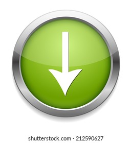 icon with download sign inside