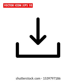 icon download vector simple design