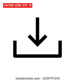 icon download vector simple design