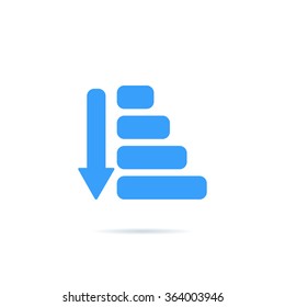 Icon downturn.