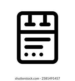 Icon Drafts With Style Outline