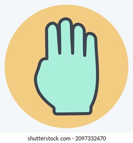 Icon Drag Window - Color Mate Style - Simple illustration,Editable stroke,Design template vector, Good for prints, posters, advertisements, announcements, info graphics, etc.