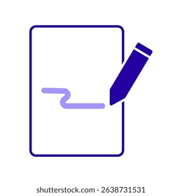 Icon a draw, isolated against a clean background.