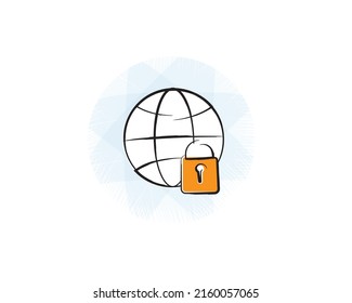 VPN Solution icon drawing style