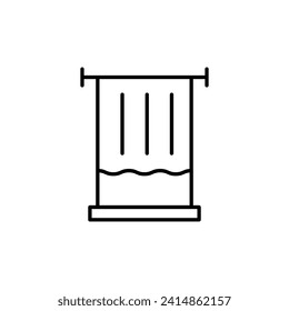 Icono dibujado con línea delgada. Perfecto para el diseño, infografía, sitios web, aplicaciones.