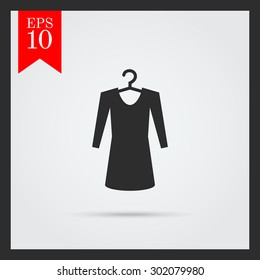 Icon of dress on hanger