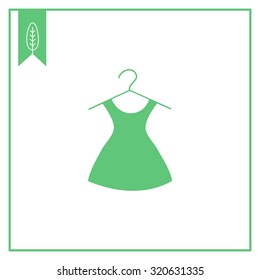 Icon of dress on hanger