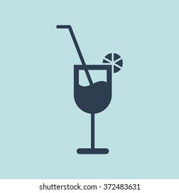 Icon of Drink Glass. EPS-10.