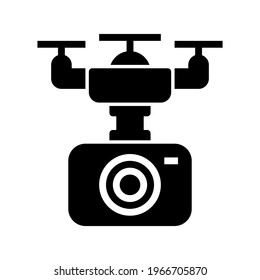 Icon Drone Camera With Style Glyph