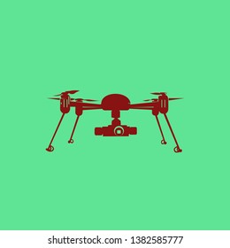 icon drone picture in frame