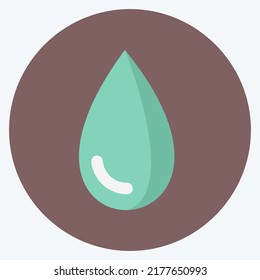 Icono de soltar. adecuado para el símbolo Spa. estilo plano. diseño simple editable. vector de plantilla de diseño. ilustración de símbolo simple