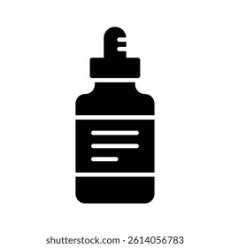 An icon of dropper bottle in modern design style