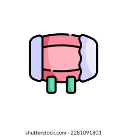 icon drum with color Ramadan 