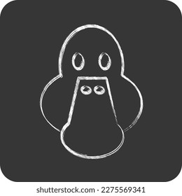 Icon Duck. related to Animal Head symbol. simple design editable. simple illustration