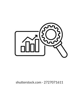 Icon a due diligence report and documentation, isolated against a clean background.