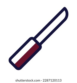 icono duotone maroon color marina ilustración militar vector elemento del ejército y símbolo perfecto. Signo de icono de la colección moderna para la web.