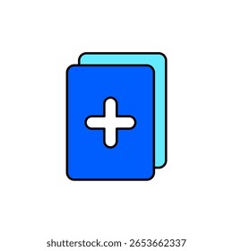 Icono de un duplicado, aislado contra un fondo limpio.