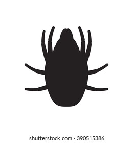 Icon dust mite. Vector illustration.