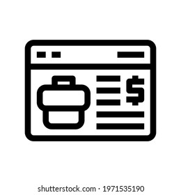 Icon E Commerce With Style Outline