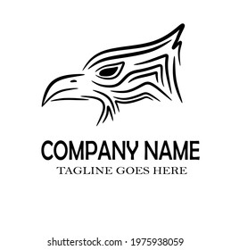 icon eagle abstract simple design. for your company