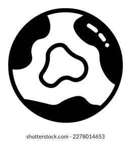 Icon Earth can be used for web app, infographic etc