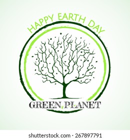 Icon Earth Day. 