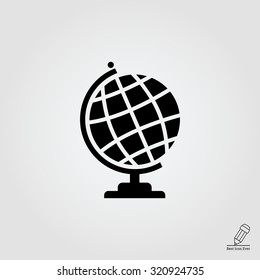 Icon of Earth globe