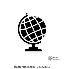 Icon of Earth globe