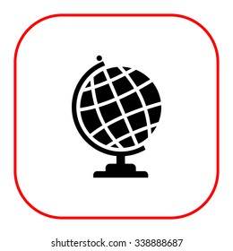 Icon of Earth globe