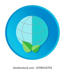 icon of earth, globe, ecology