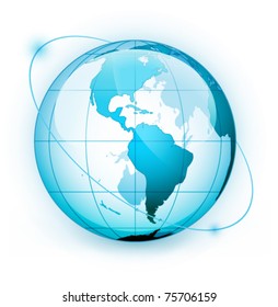 Icon of Earth on a white background