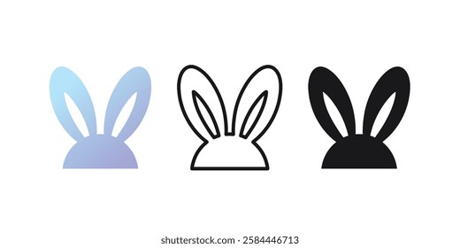 Icon easter bunny ear set