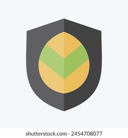 Icon Eco Care. related to Recycling symbol. flat style. simple design illustration