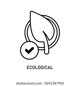 Icon a ecological, isolated against a clean background.