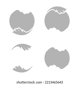 icono de la ecología, el concepto de conservación de la naturaleza, ilustración vectorial