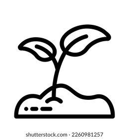 icon ecology leaf illustration for web, app, infographic etc